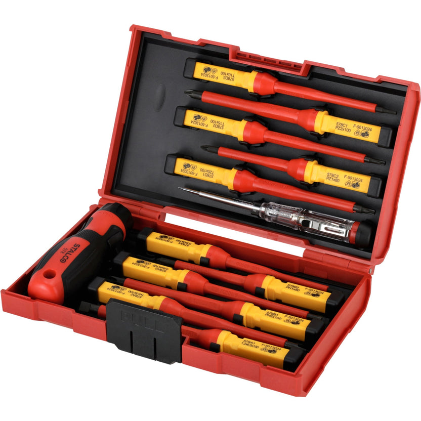 STALCO Wkrętaki elektrotechniczne (13 elem.)