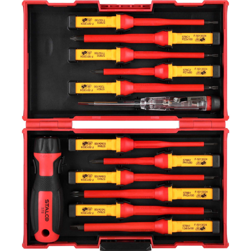 Wkrętaki elektrotechniczne (13 elem.) | STALCO