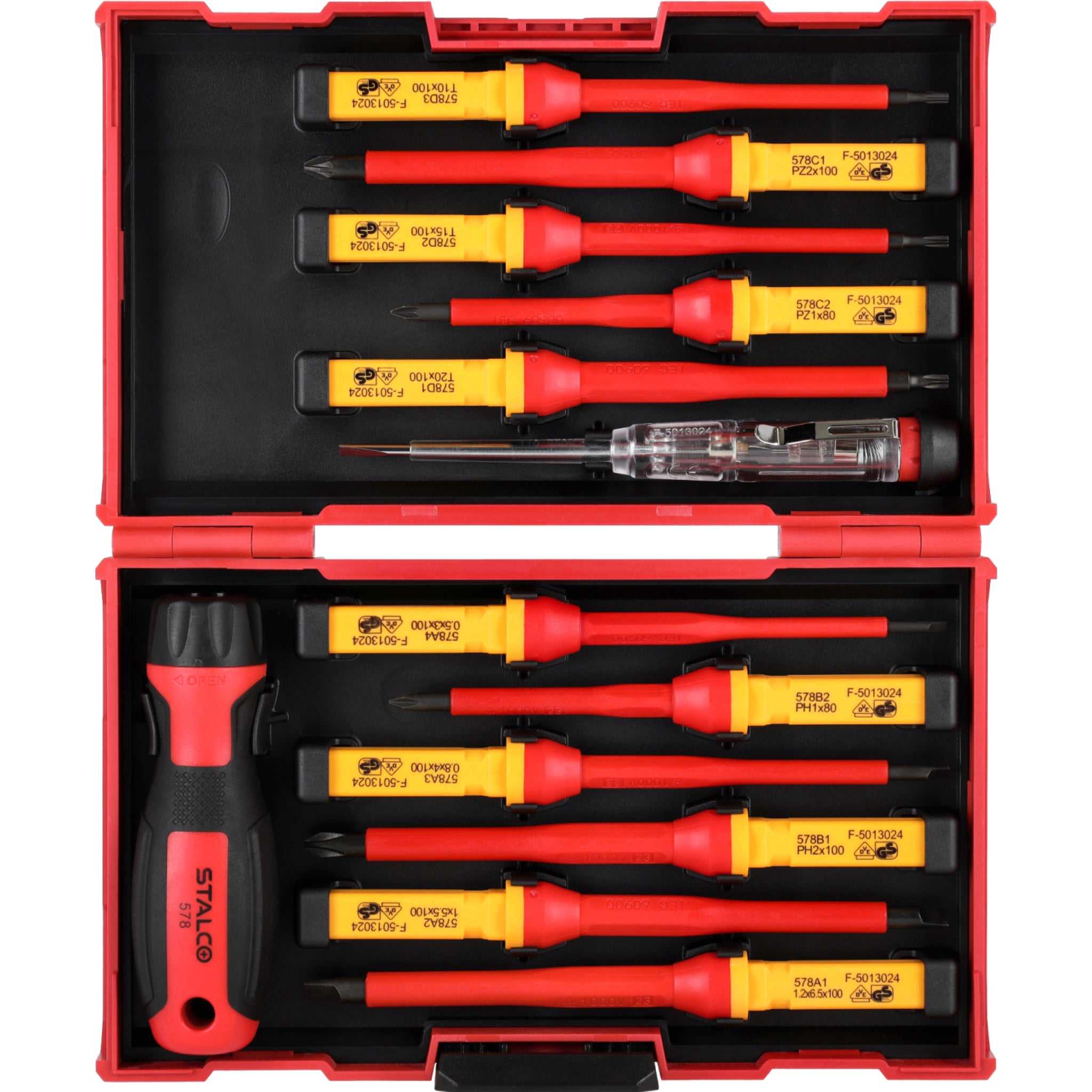 Wkrętaki elektrotechniczne (13 elem.) | STALCO