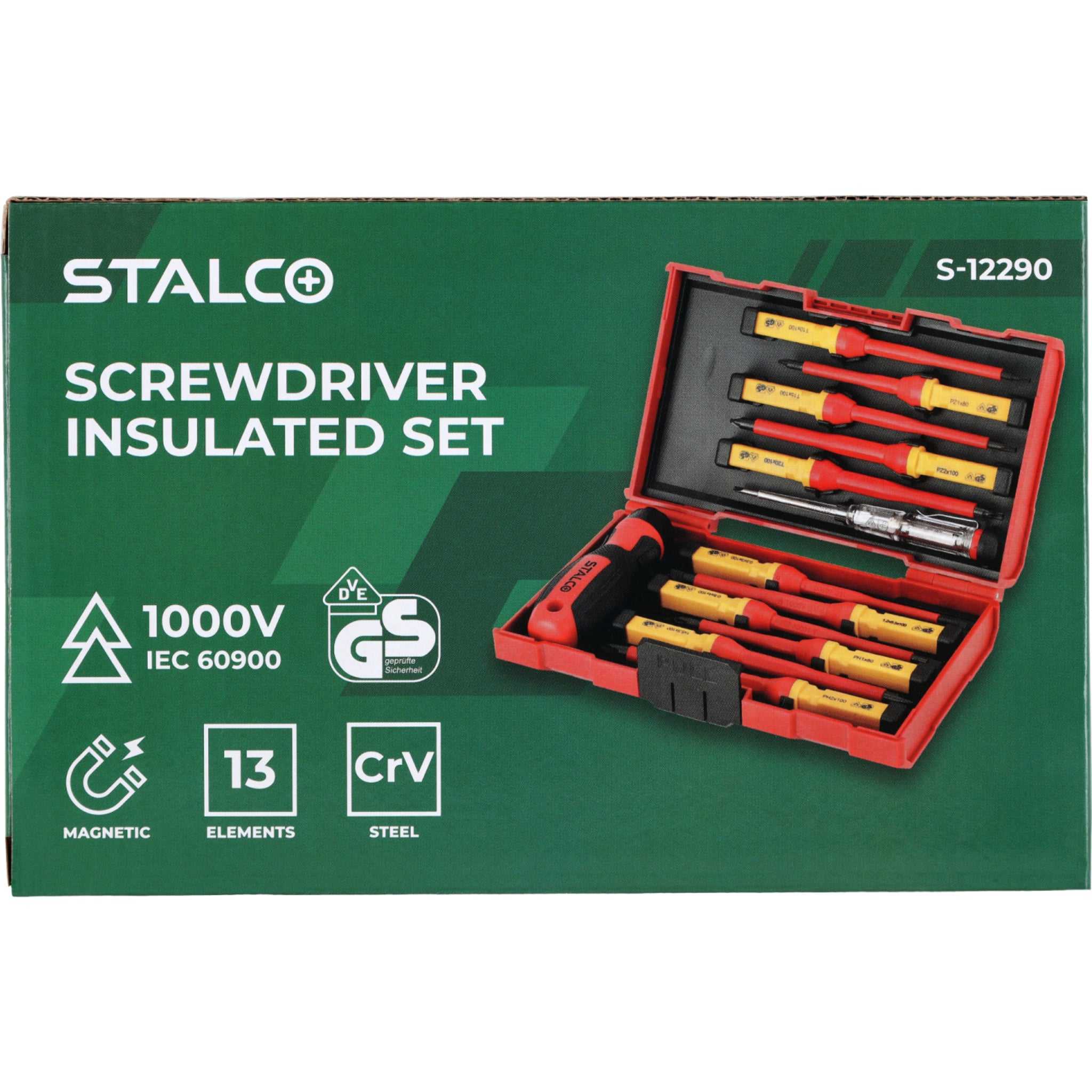 Wkrętaki elektrotechniczne (13 elem.) | STALCO