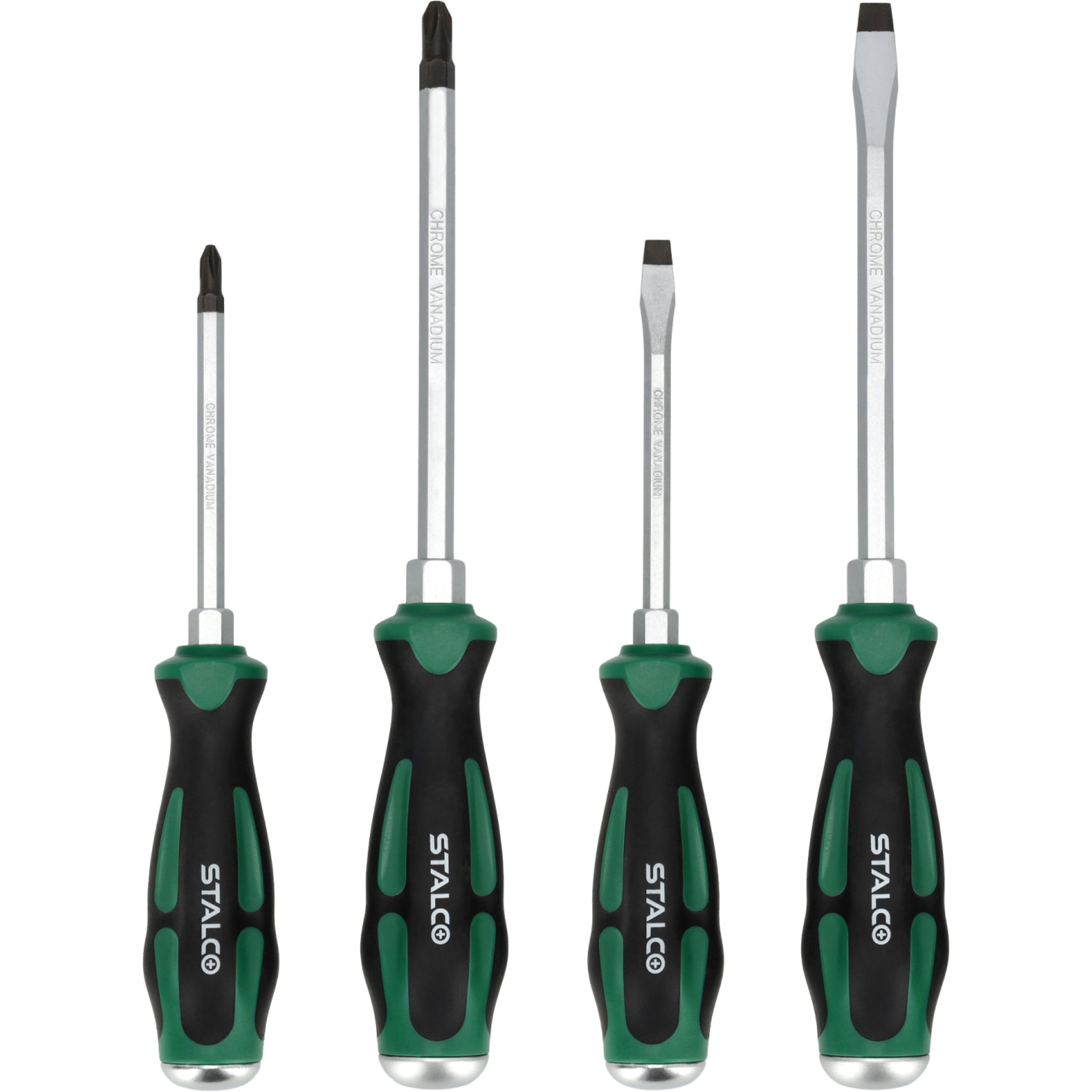 Zestaw wkrętaków ślusarskich do pobijania (4 elem.) | STALCO
