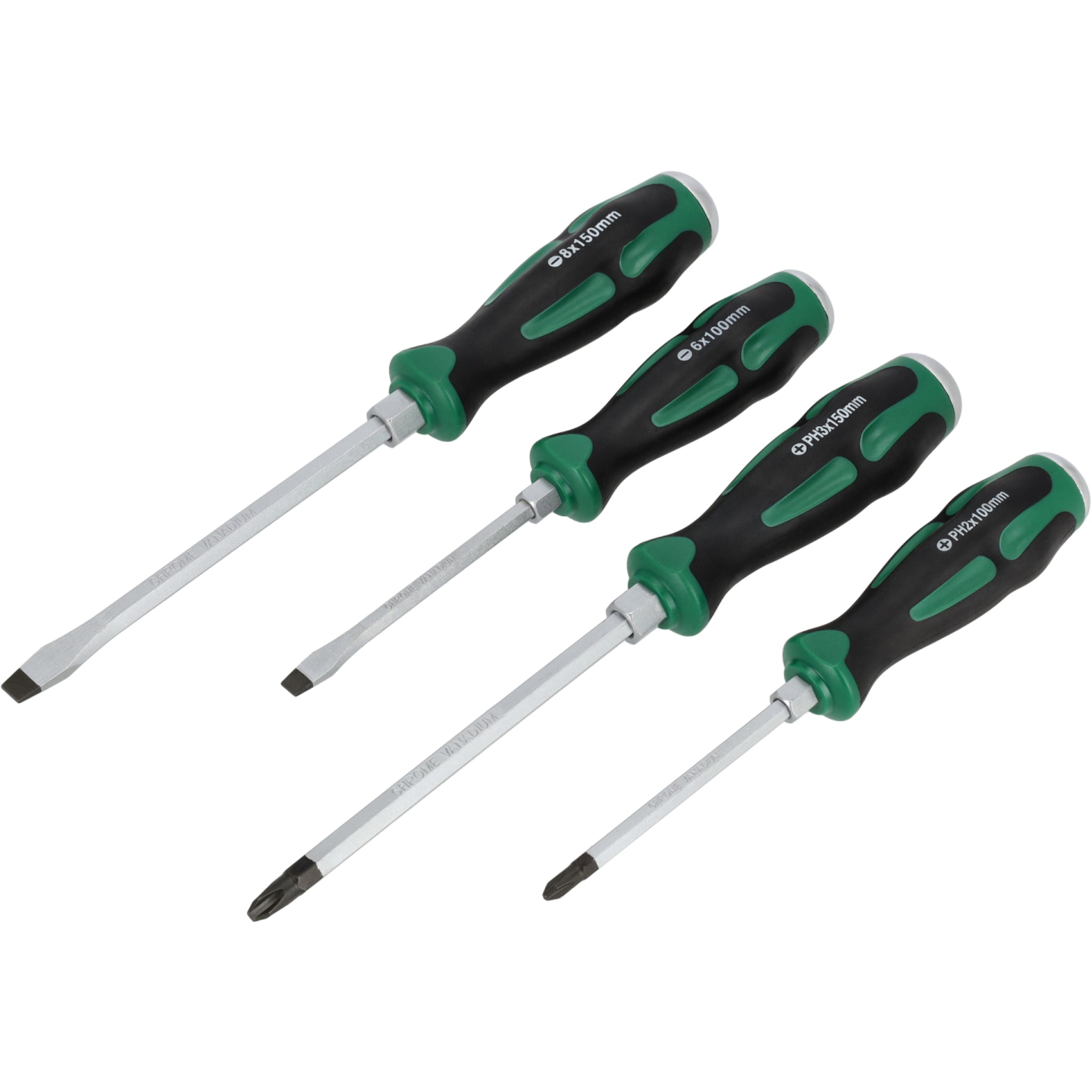 Zestaw wkrętaków ślusarskich do pobijania (4 elem.) | STALCO