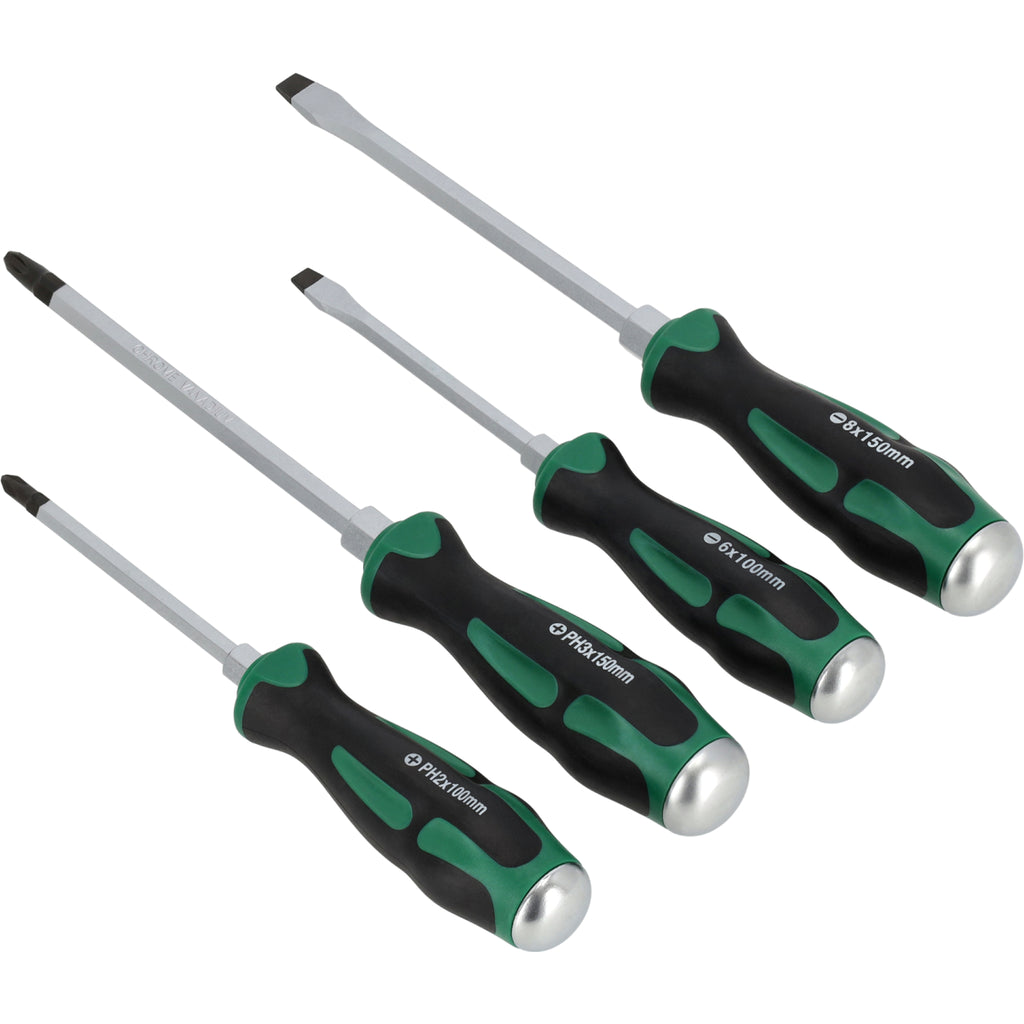 Zestaw wkrętaków ślusarskich do pobijania (4 elem.) | STALCO