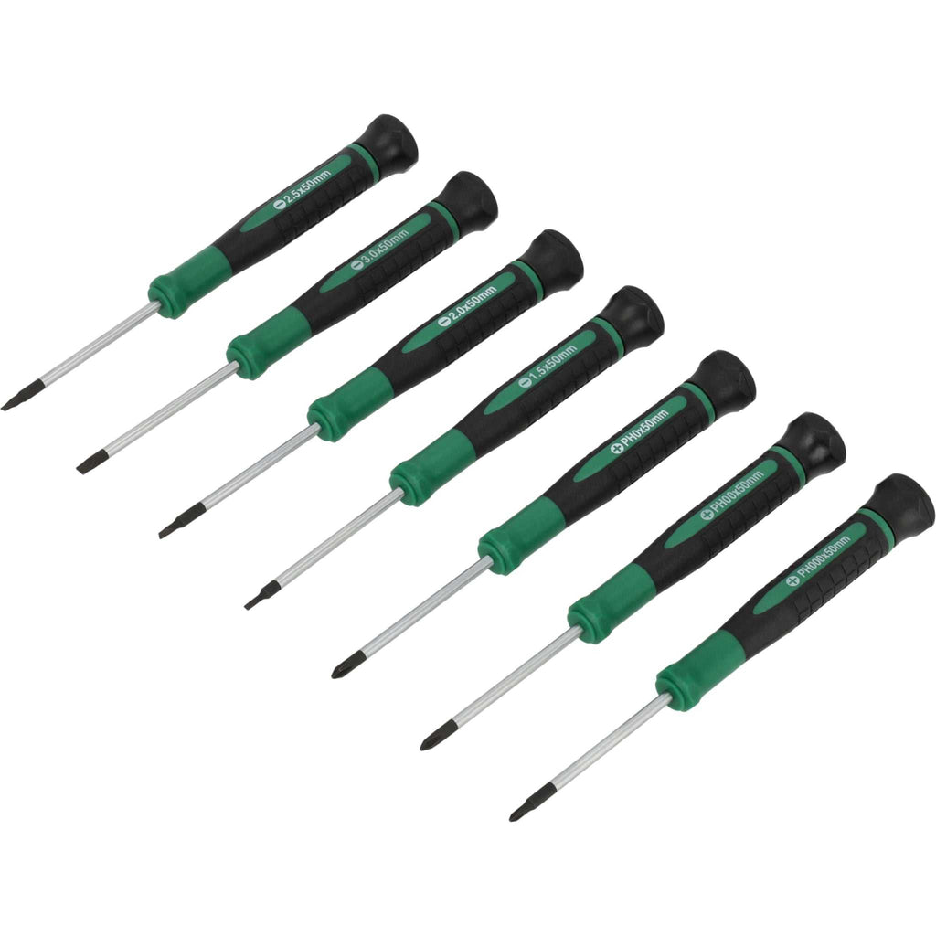 Zestaw wkrętaków precyzyjnych (7 elem.) | STALCO