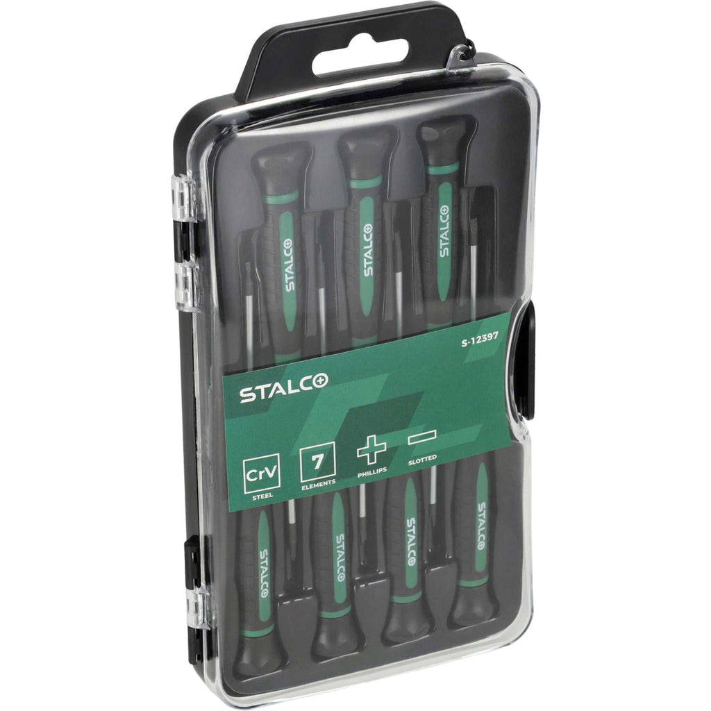Zestaw wkrętaków precyzyjnych (7 elem.) | STALCO