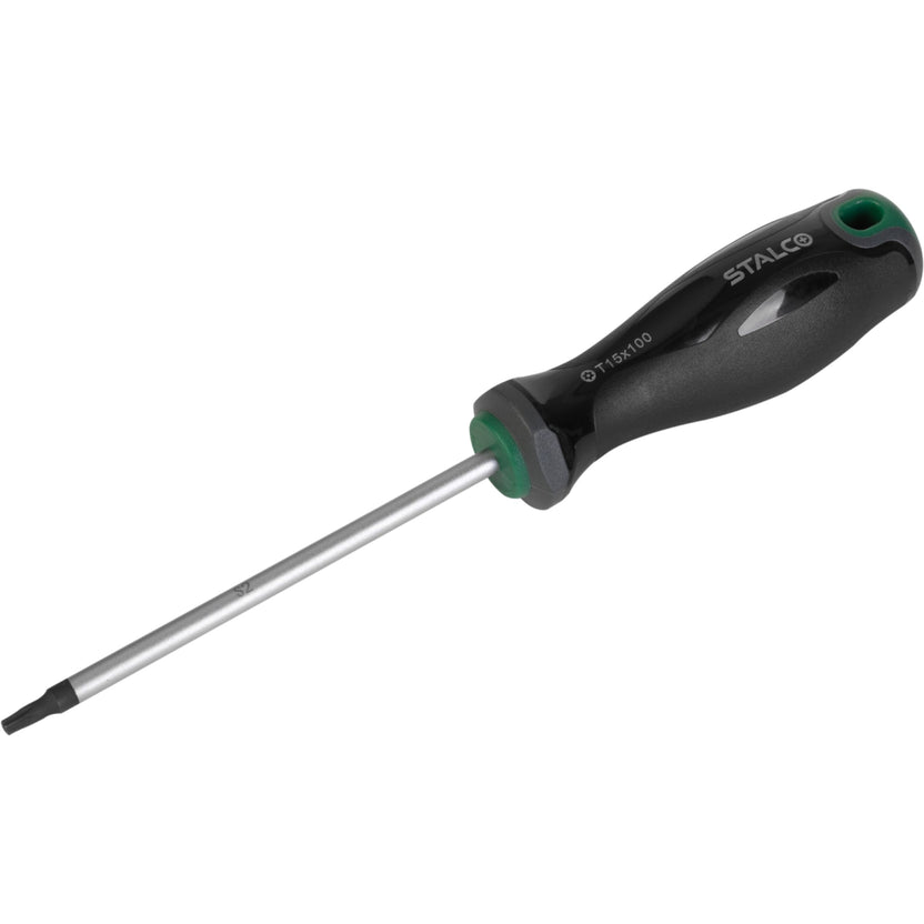STALCO Wkrętak TORX z otworem S2