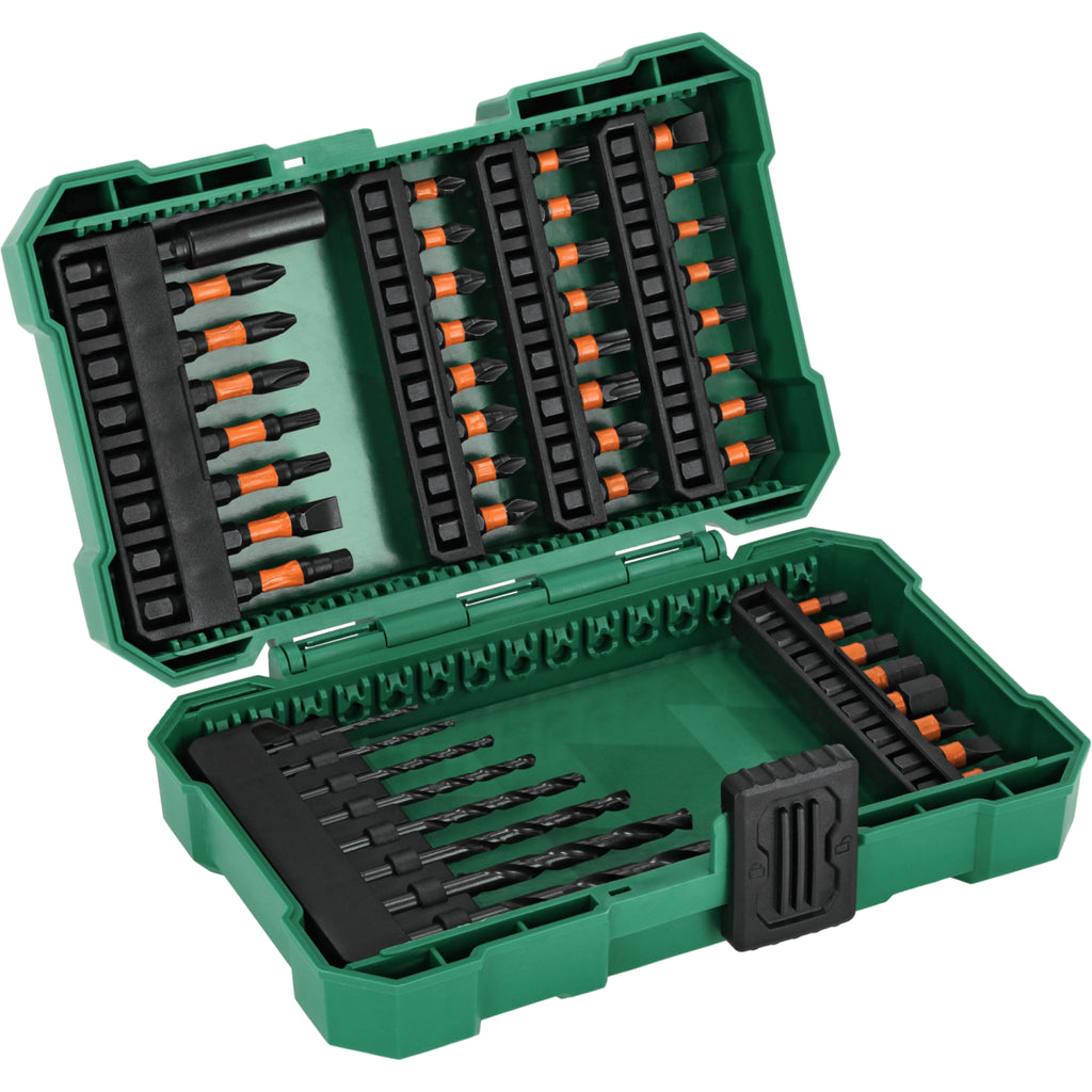 Zestaw bitów udarowych i wierteł HSS 1/4" (48 elem.) | STALCO
