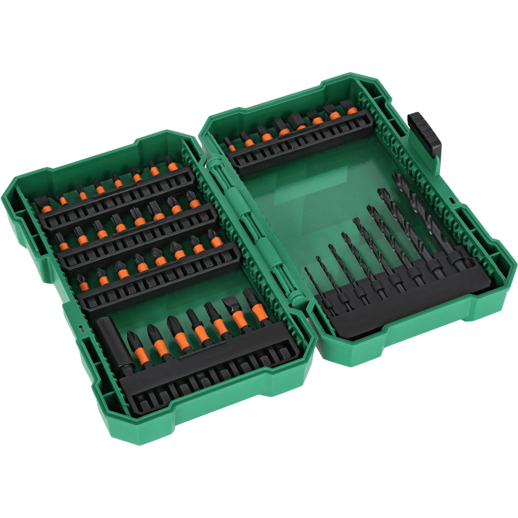 Zestaw bitów udarowych i wierteł HSS 1/4" (48 elem.) | STALCO