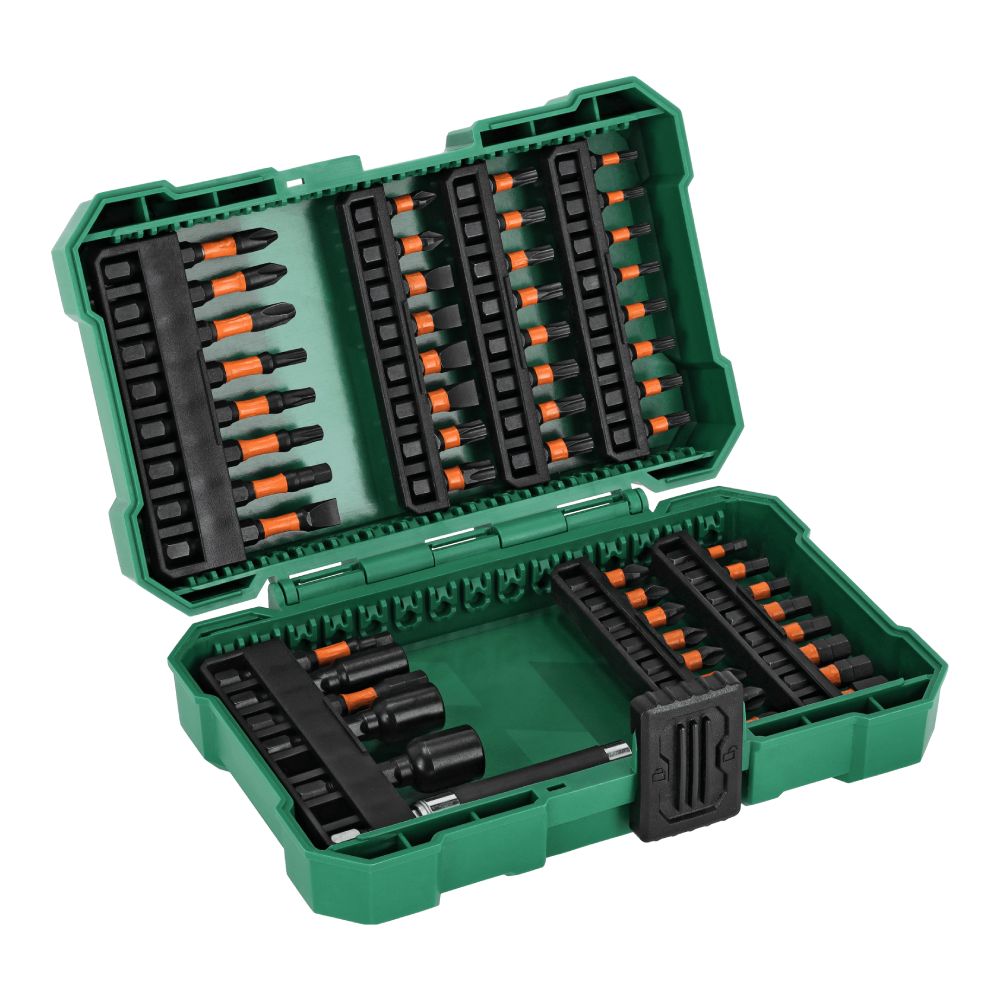 Zestaw bitów udarowych i nasadek 1/4" (54 elem.) | STALCO