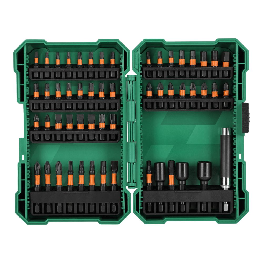 Zestaw bitów udarowych i nasadek 1/4" (54 elem.) | STALCO