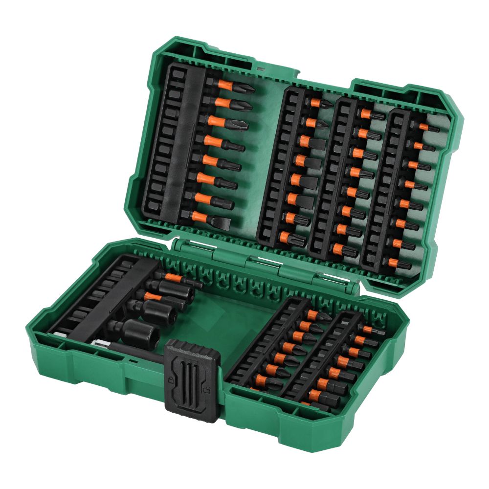 Zestaw bitów udarowych i nasadek 1/4" (54 elem.) | STALCO