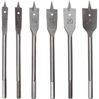 Wiertła piórowe 10.0-25.0mm (6 elem.) | STALCO