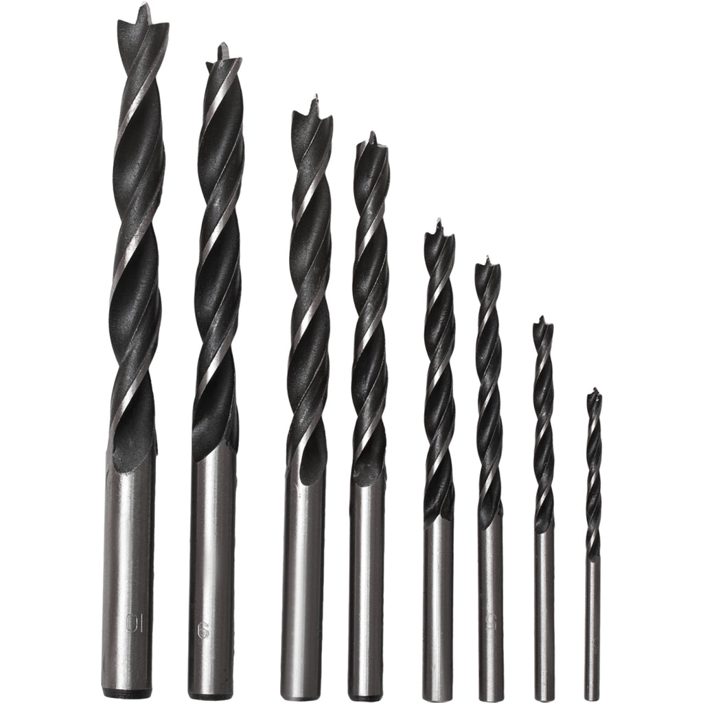 Wiertła do drewna 3.0-10.0mm (8 elem.) | STALCO