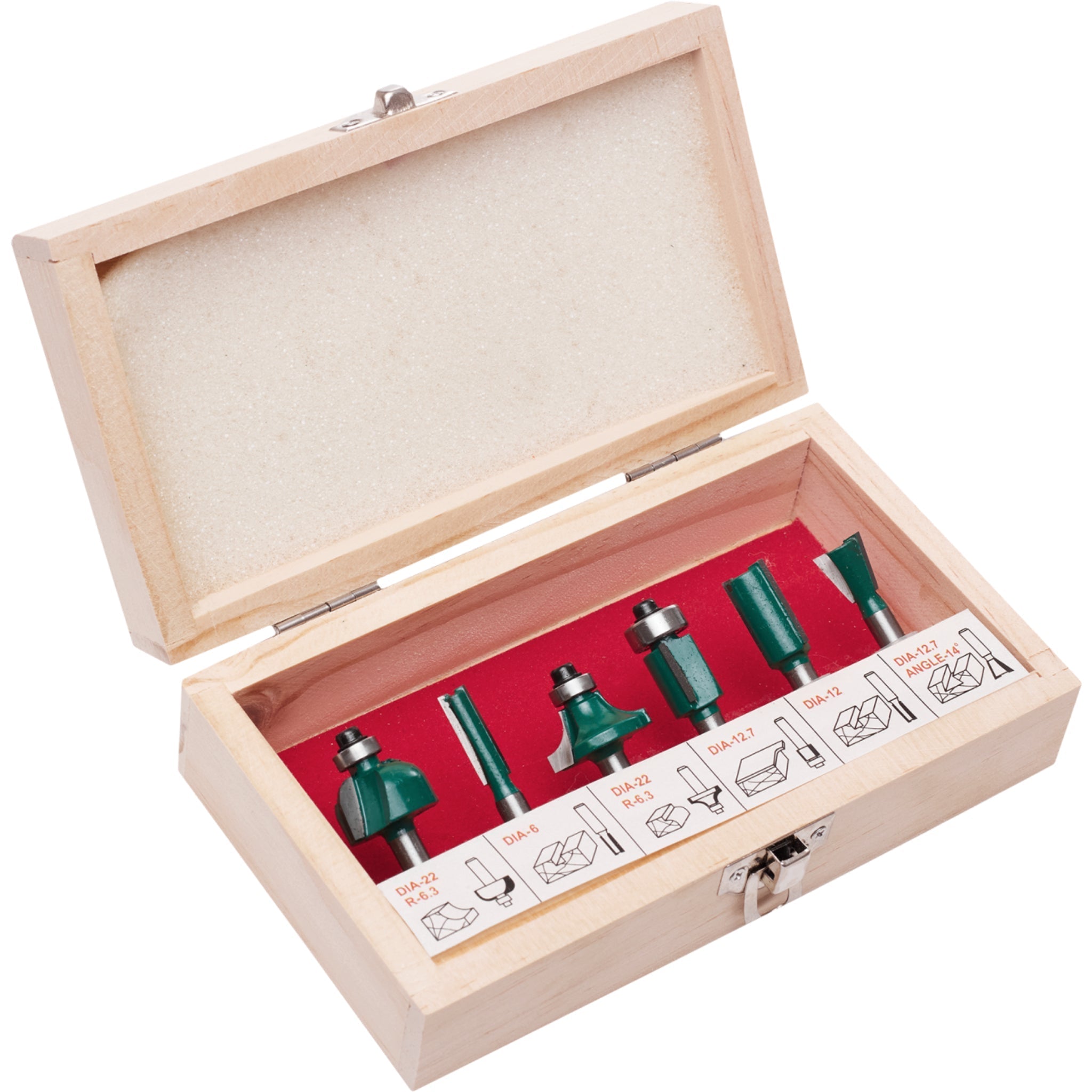 Frezy do drewna (6 elem.) | STALCO