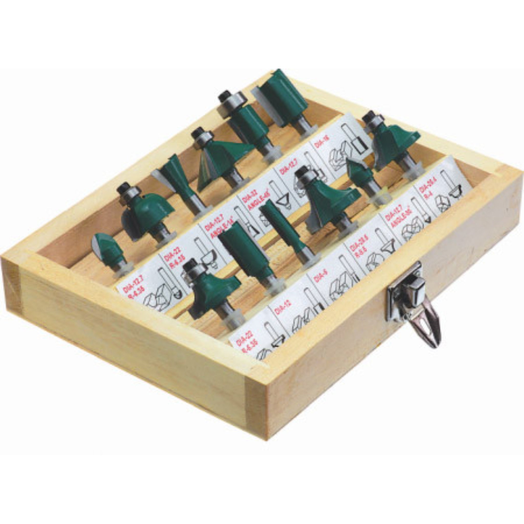 Frezy do drewna (12 elem.) | STALCO