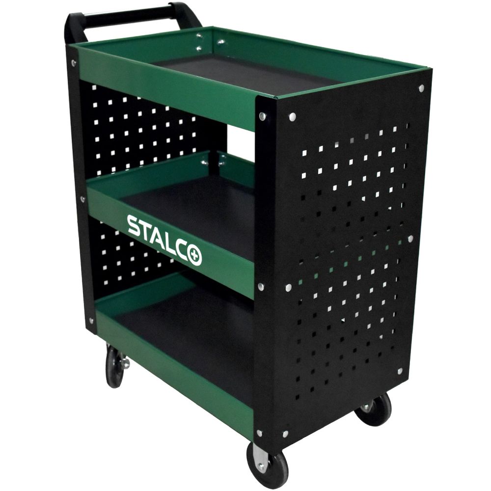 Wózek warsztatowy z 3 półkami | STALCO