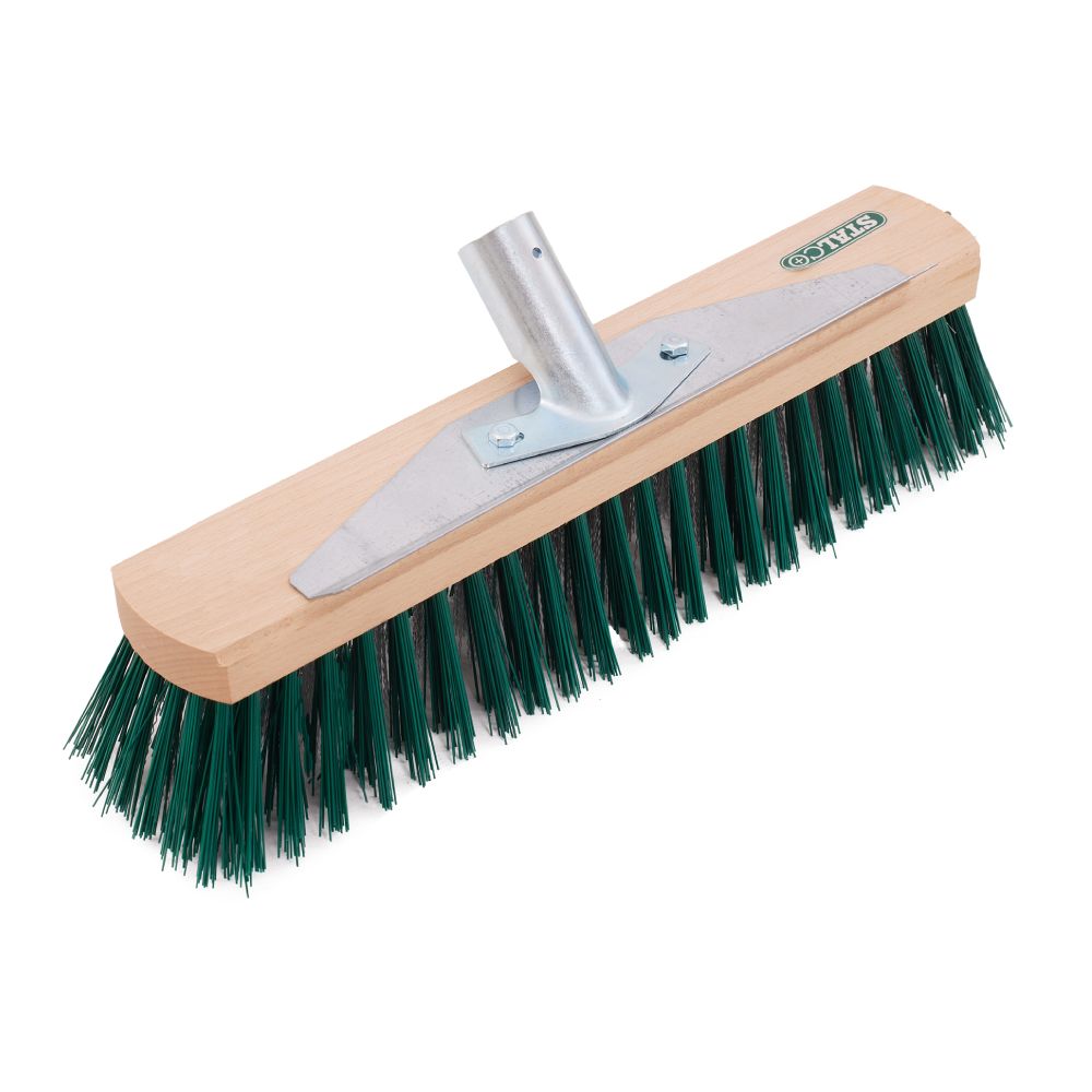 Szczotka do ulic ze skrobakiem 400mm | STALCO