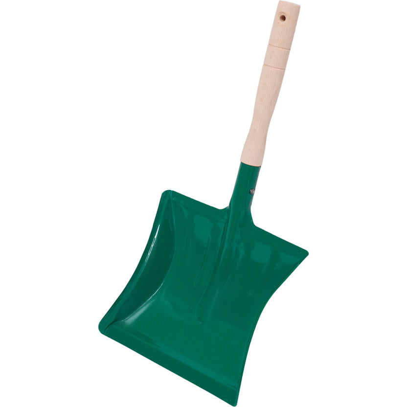 STALCO Szufelka metalowa tłoczona z trzonkiem drewnianym 520x225mm