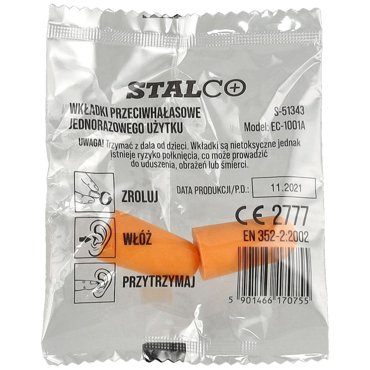 STALCO Stopery przeciwhałasowe "PLUG"