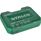 Zestaw kluczy nasadowych i płasko-oczkowych 1/2"+3/8"+1/4" (219 el.) | STALCO