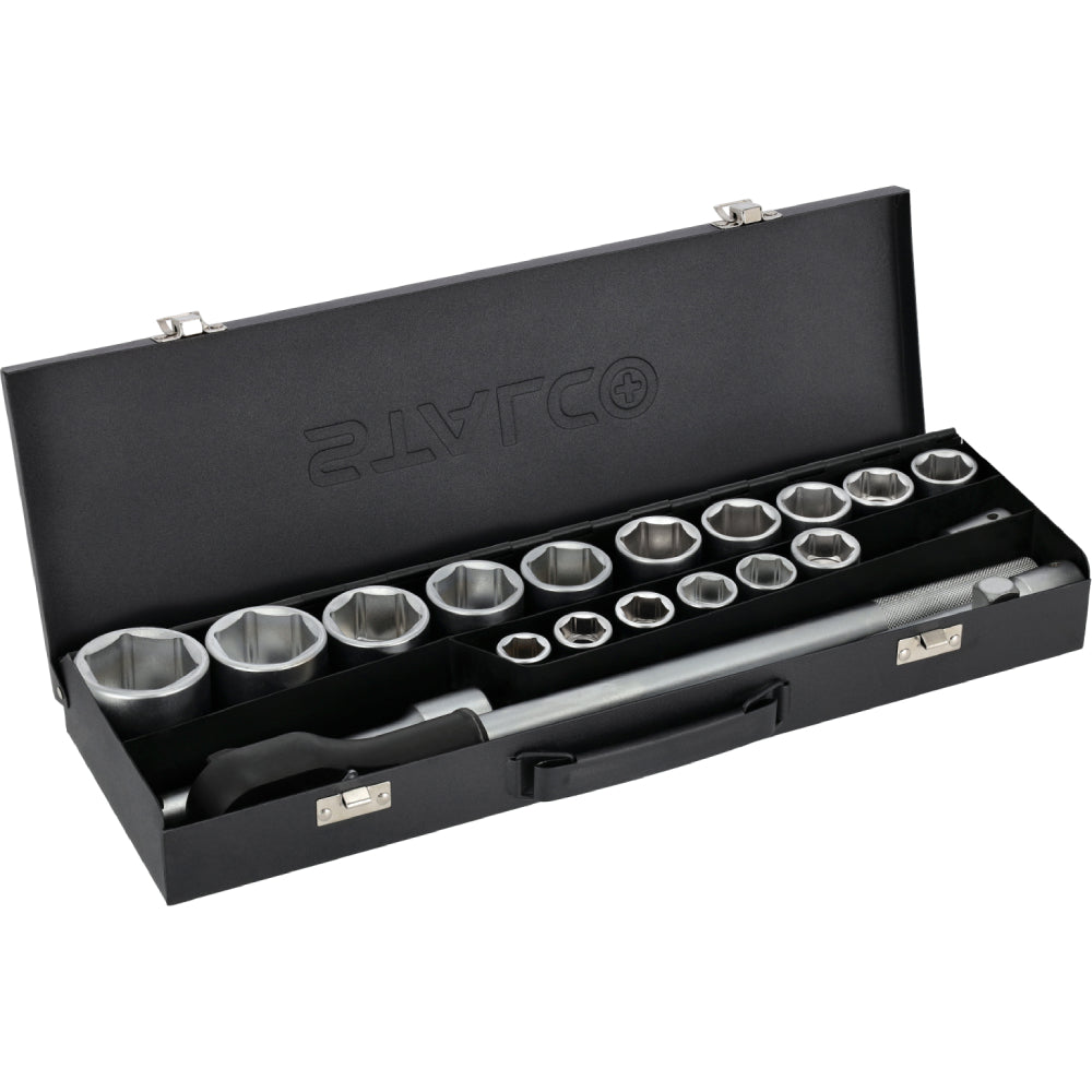Zestaw kluczy nasadowych 3/4" (21 elem.) | STALCO