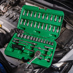 Zestaw kluczy nasadowych 1/4" (48 el.) | STALCO