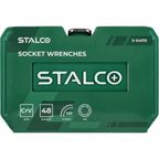 Zestaw kluczy nasadowych 1/4" (48 el.) | STALCO