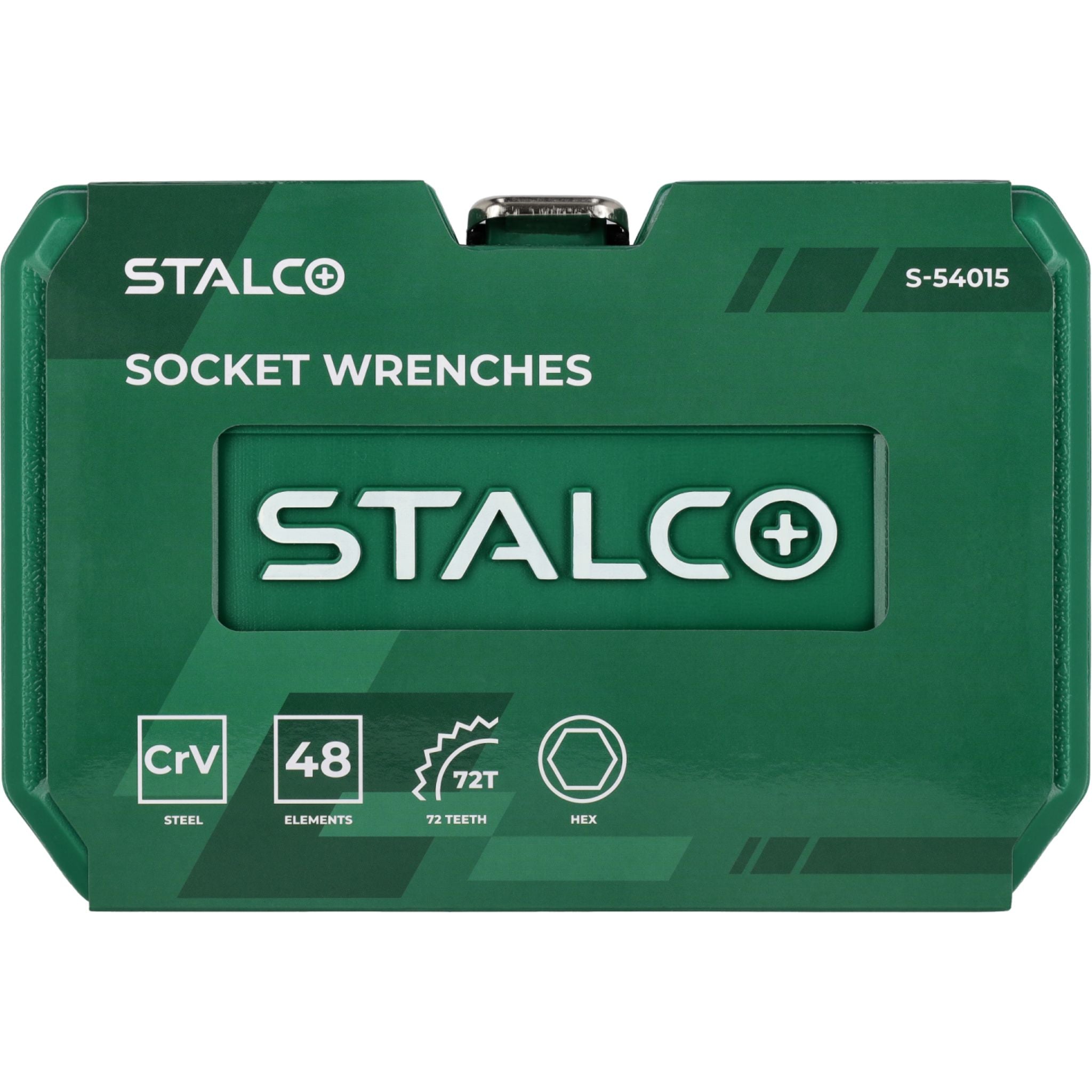 Zestaw kluczy nasadowych 1/4" (48 el.) | STALCO