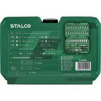 Zestaw kluczy nasadowych 1/4" (48 el.) | STALCO