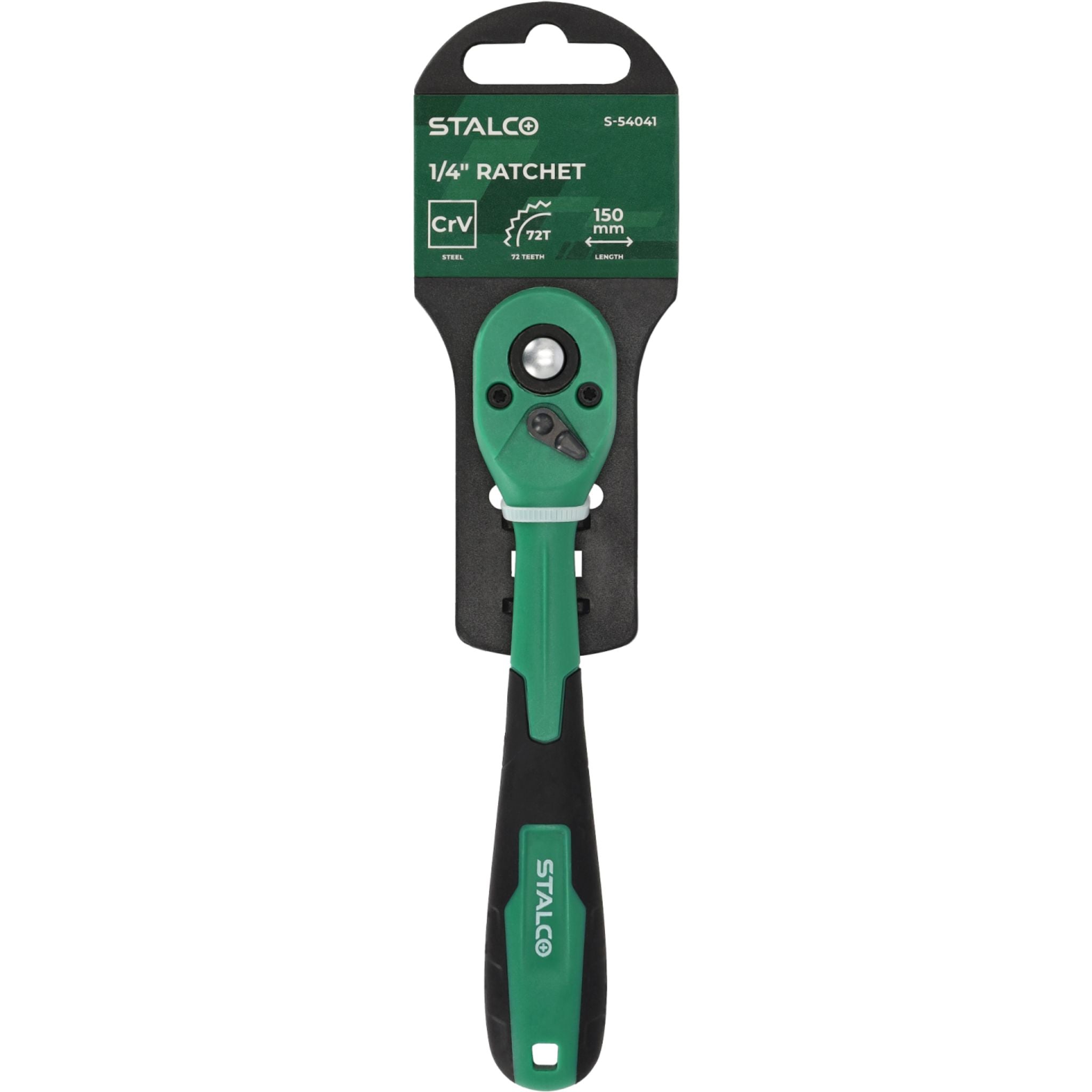 Grzechotka odgięta z powłoką kompozytową (72 zęby) | STALCO