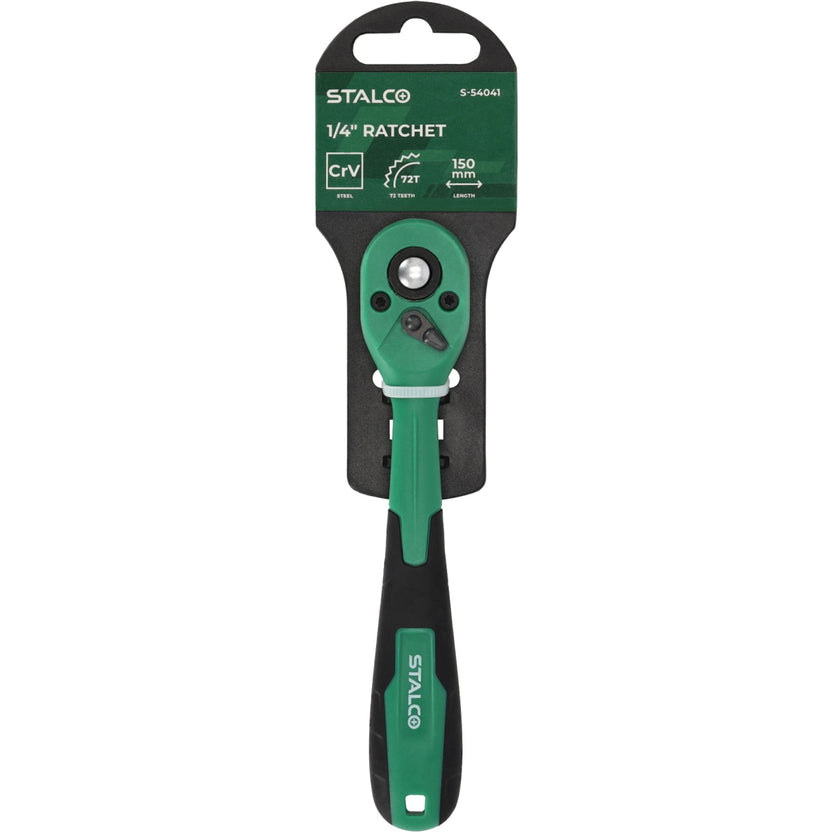 STALCO Grzechotka odgięta z powłoką kompozytową (72 zęby)