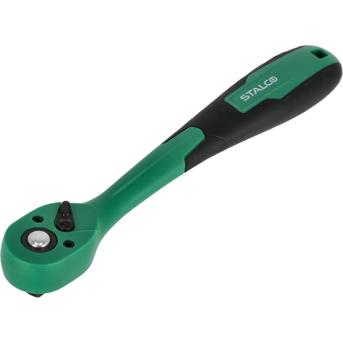 STALCO Grzechotka odgięta z powłoką kompozytową (72 zęby) 3 8" 200 mm