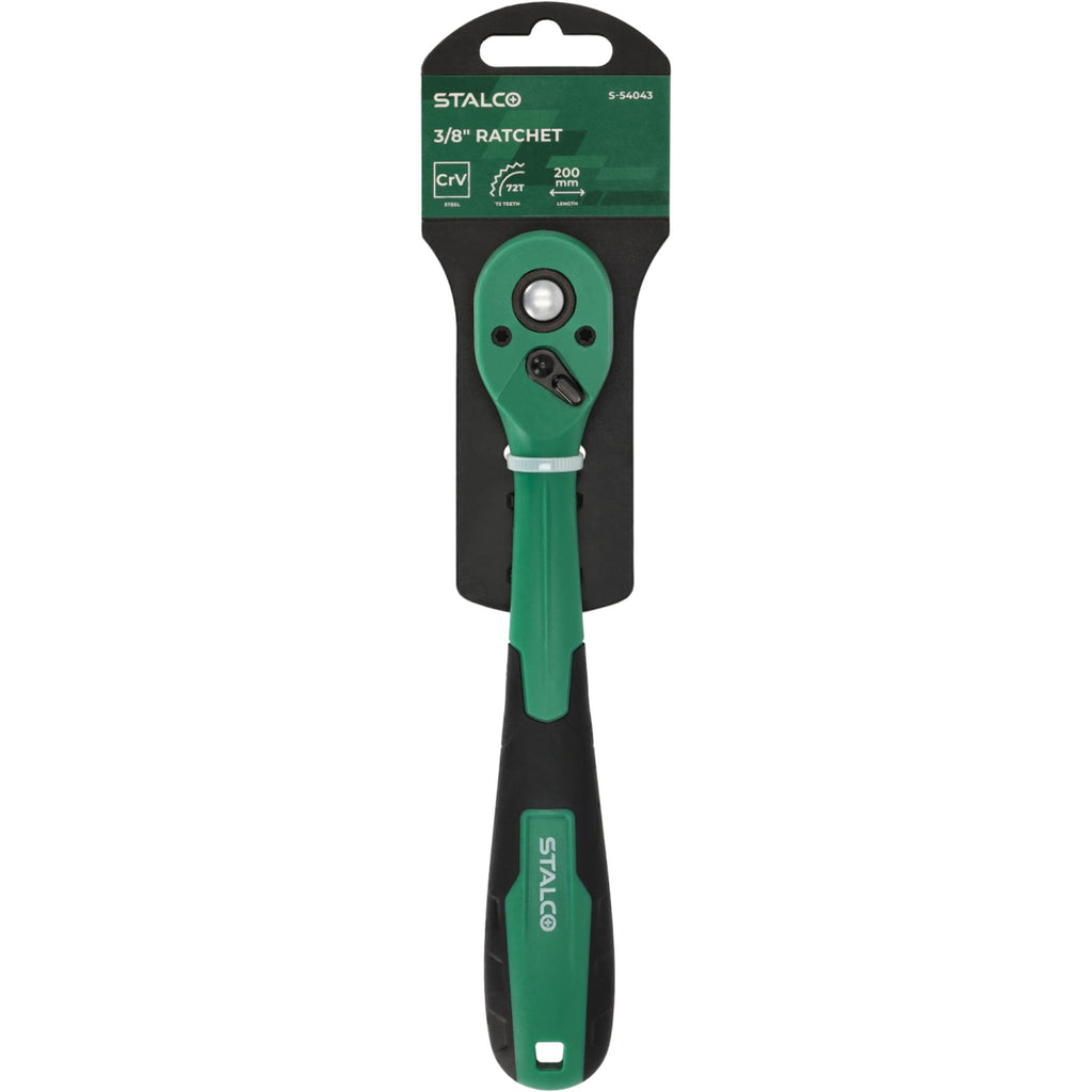 Grzechotka odgięta z powłoką kompozytową (72 zęby) | STALCO