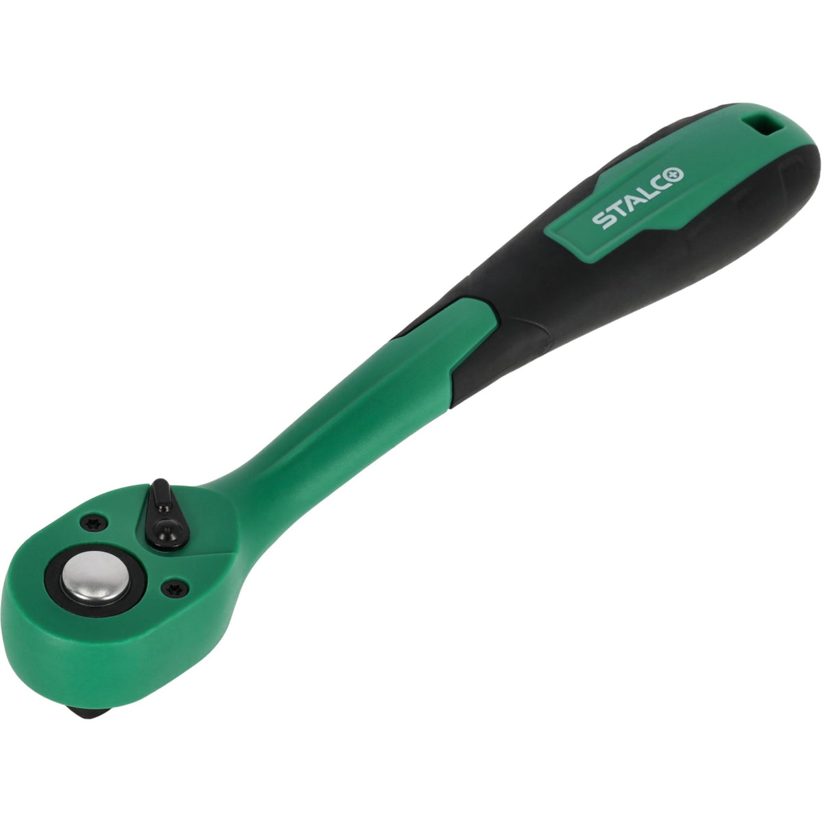 STALCO Grzechotka odgięta z powłoką kompozytową (72 zęby) 1 2" 250 mm