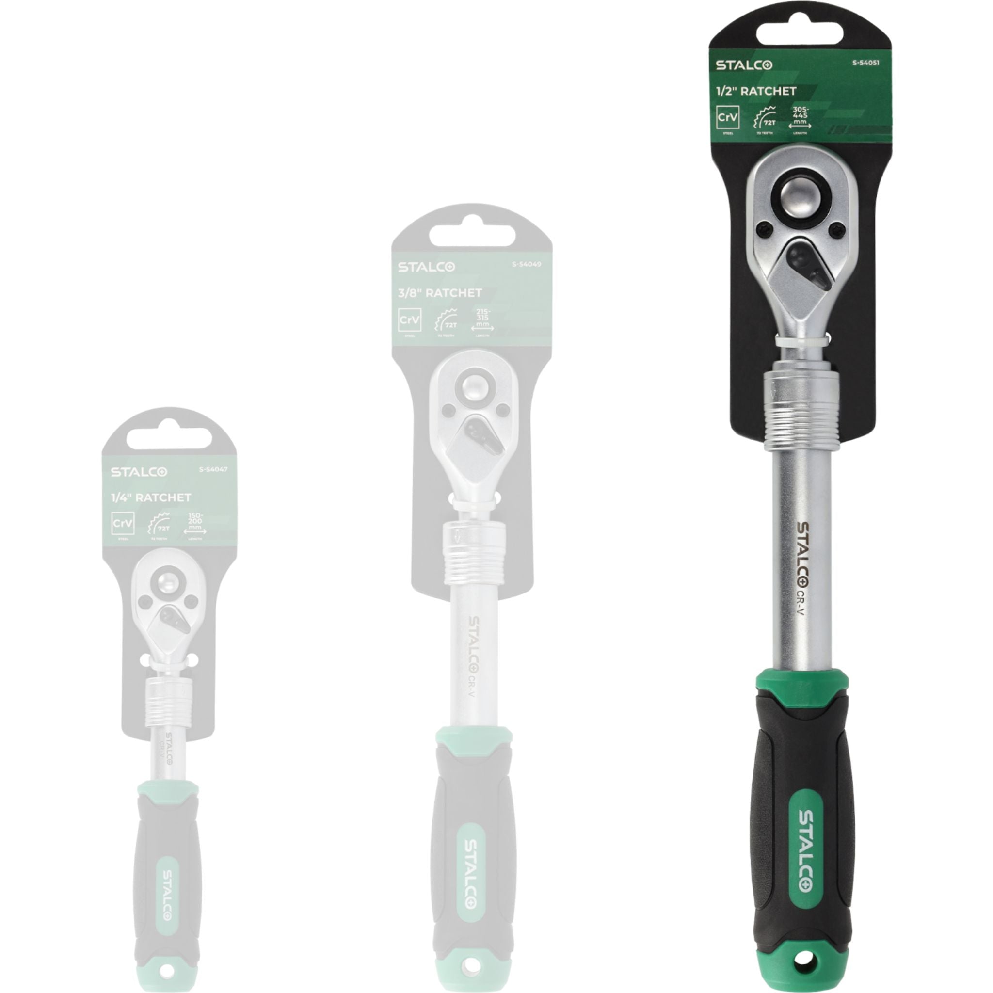 Grzechotka teleskopowa (72 zęby) | STALCO