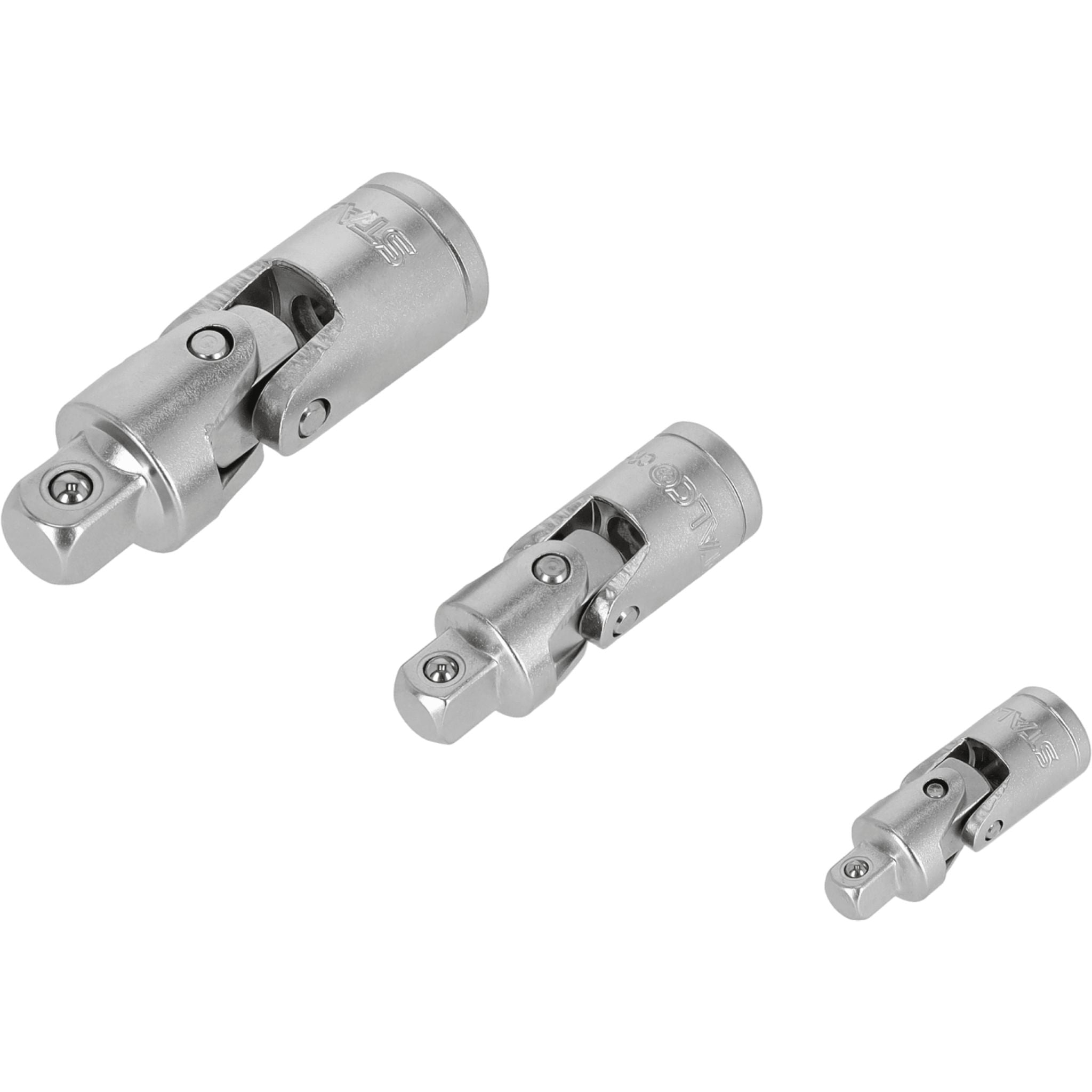 Zestaw przegubów uniwersalnych 1/4"+3/8"+1/2" (3 el.) | STALCO