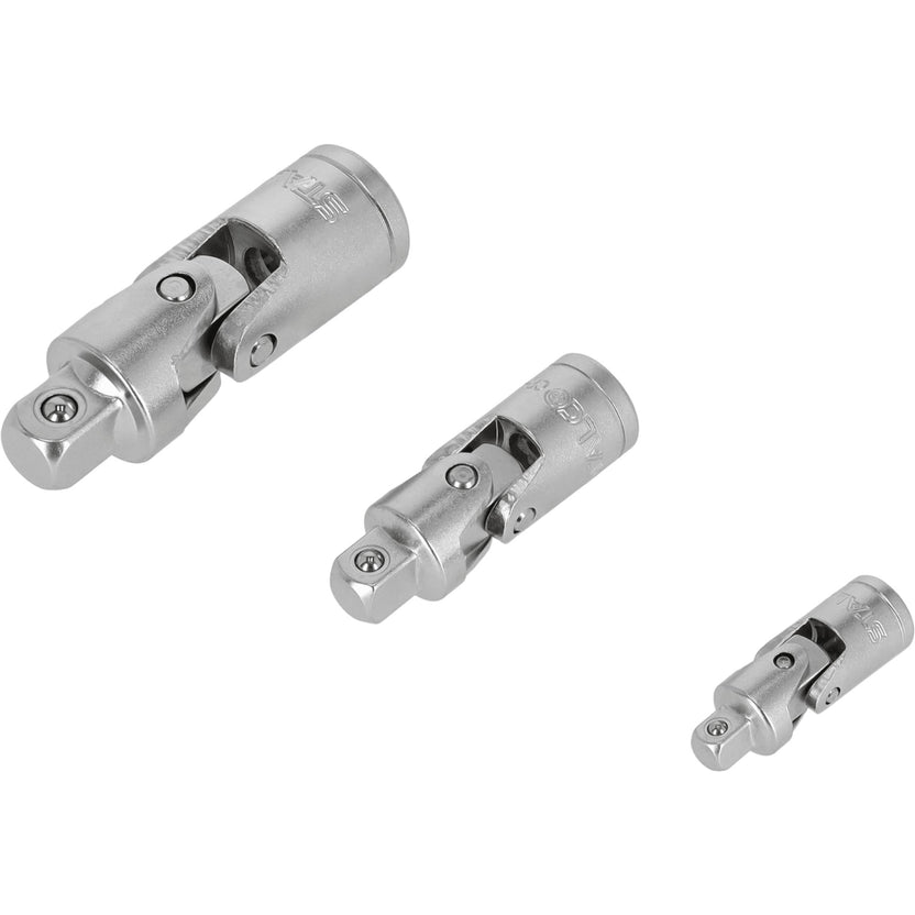 STALCO Zestaw przegubów uniwersalnych 1/4"+3/8"+1/2" (3 el.)