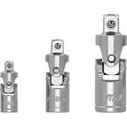 Zestaw przegubów uniwersalnych 1/4"+3/8"+1/2" (3 el.) | STALCO