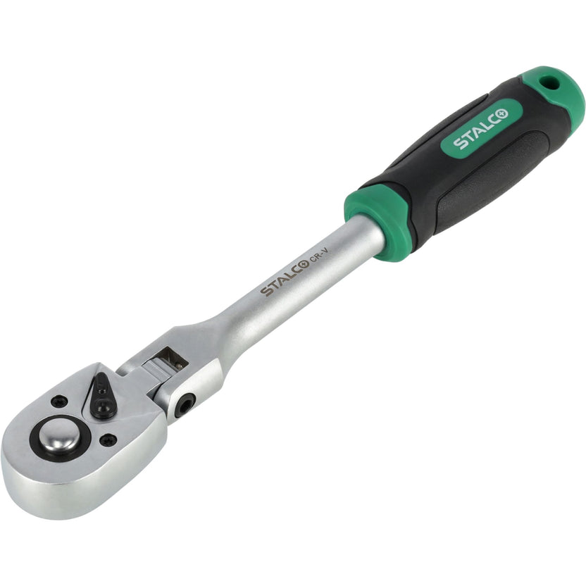 STALCO Grzechotka uchylna 1/2" 285mm (72 zęby)