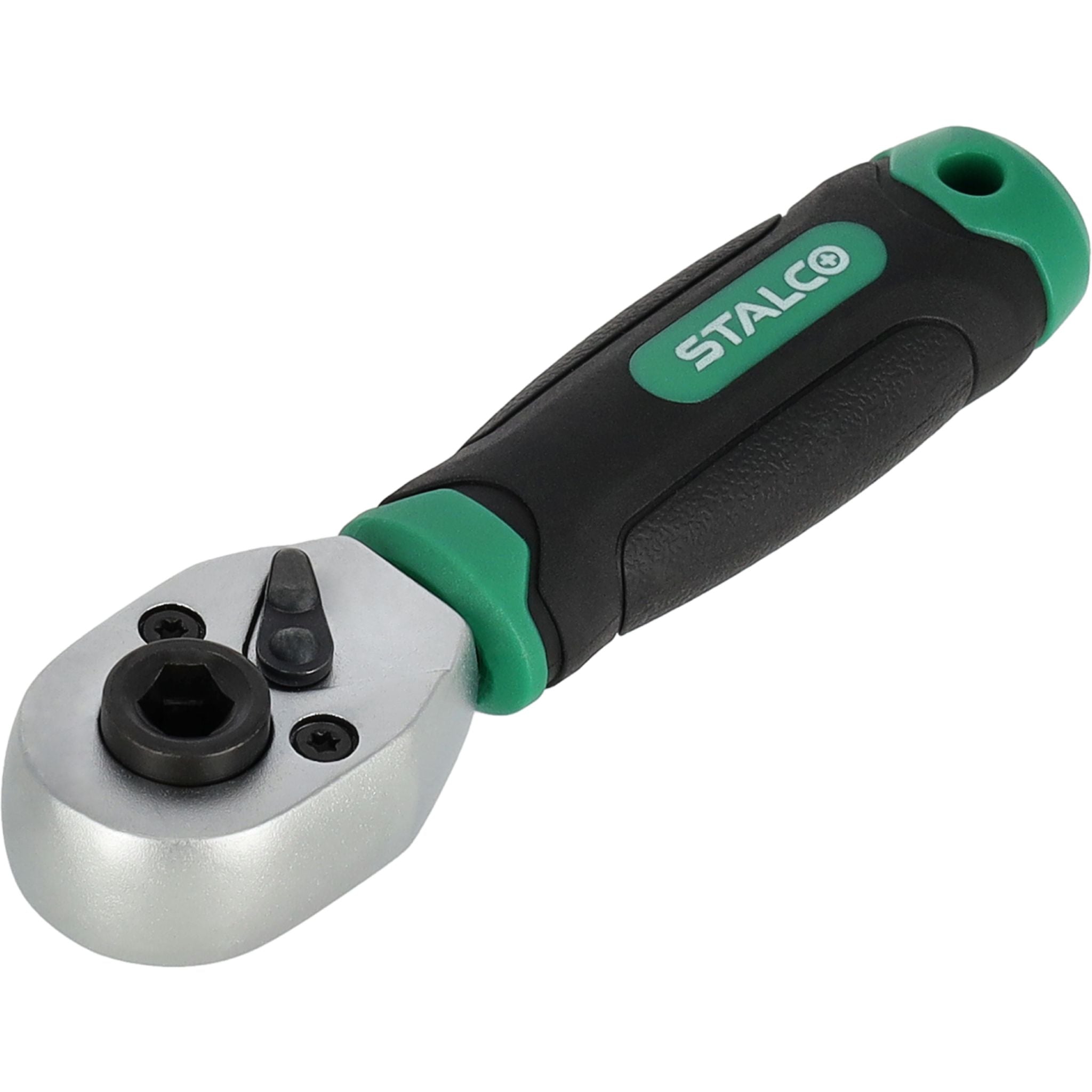 Grzechotka do bitów i nasadek 1/4" 105mm (72 zęby) | STALCO