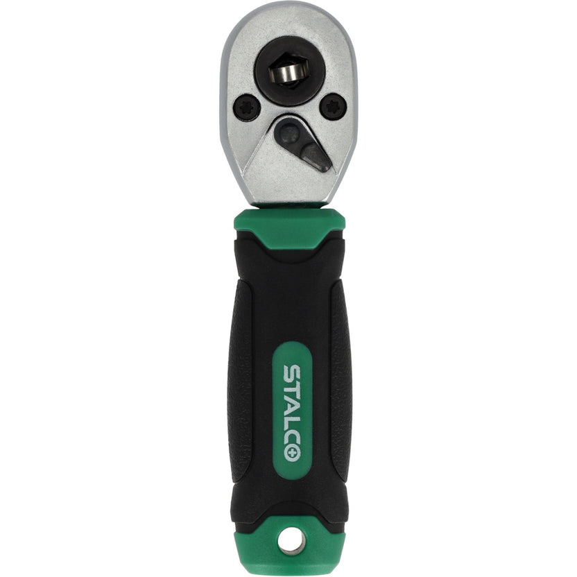 STALCO Grzechotka do bitów i nasadek 1/4" 105mm (72 zęby)