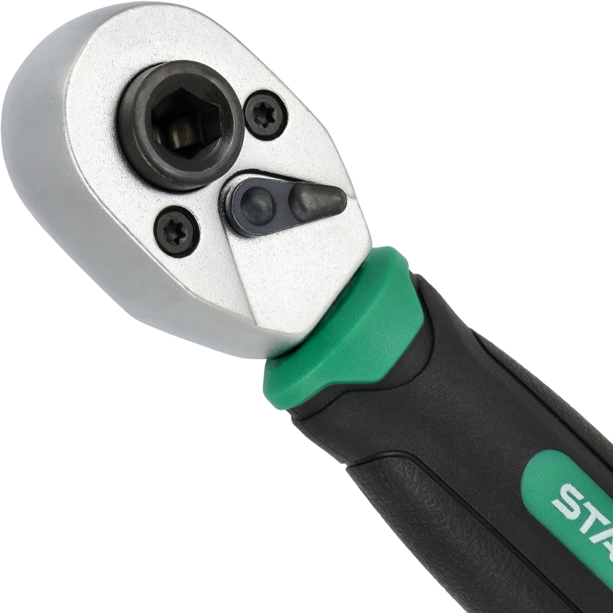 STALCO Grzechotka do bitów i nasadek 1/4" 105mm (72 zęby)