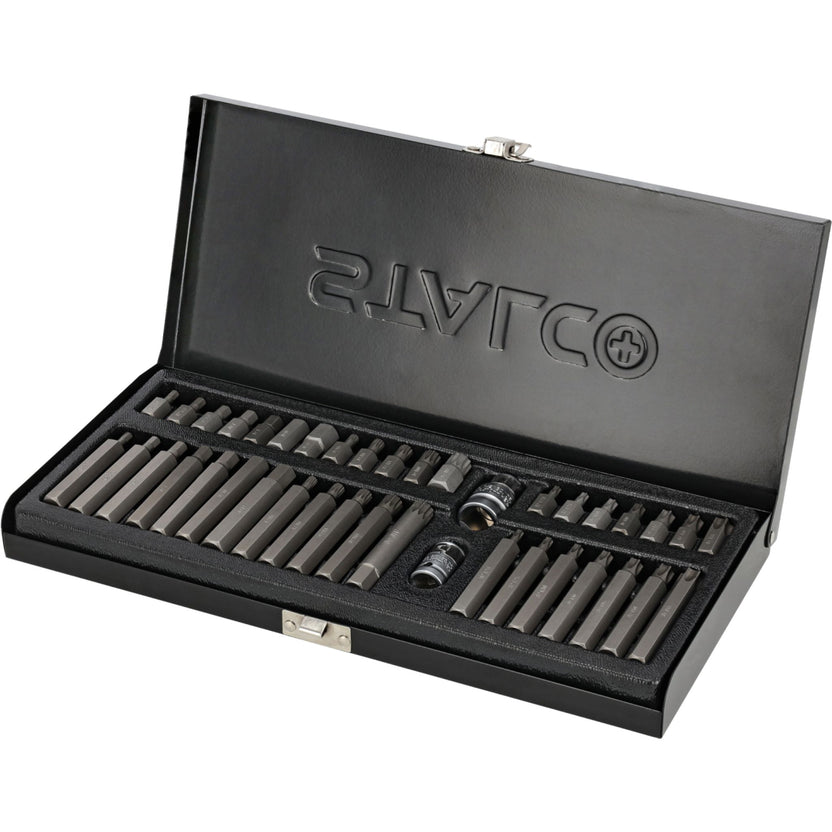 STALCO Końcówki wkrętakowe TORX+HEX+SPLINE (40 el.)