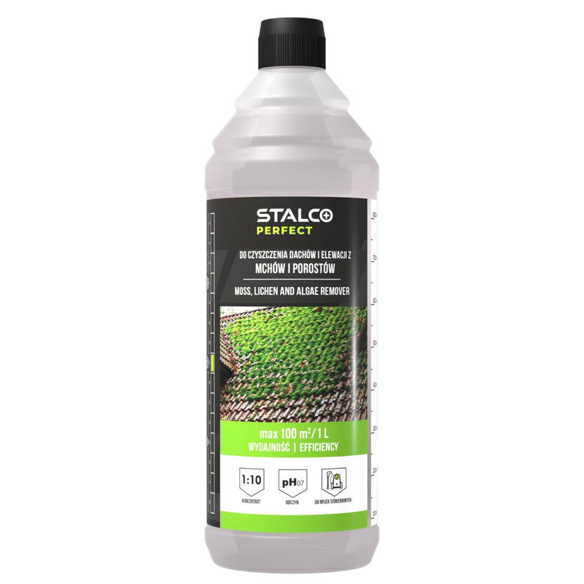 STALCO PERFECT Środek do czyszczenia dachów i elewacji z mchów i porostów 1L