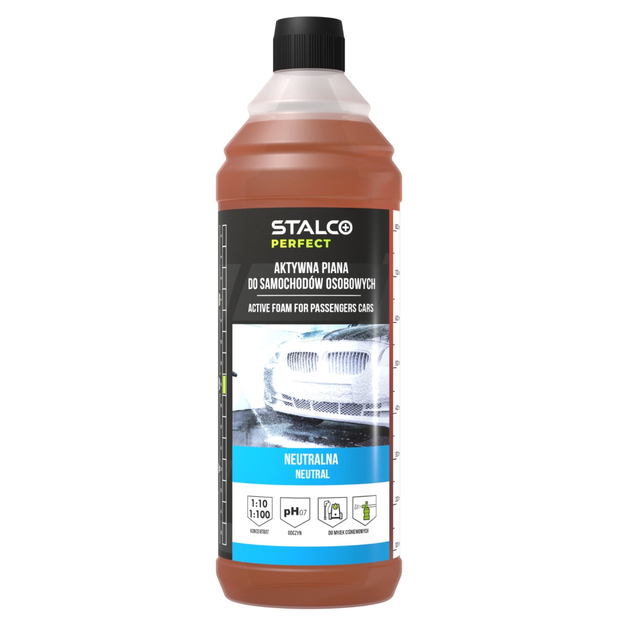 Neutralna aktywna piana do samochodów osobowych 1L | STALCO PERFECT