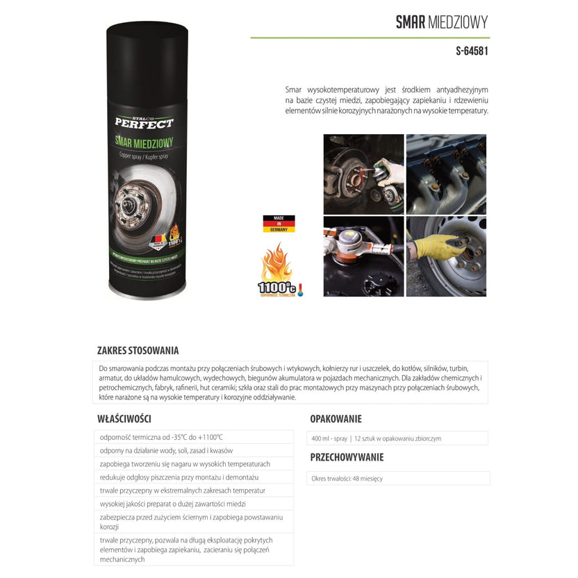 STALCO PERFECT Smar miedziowy 400ml