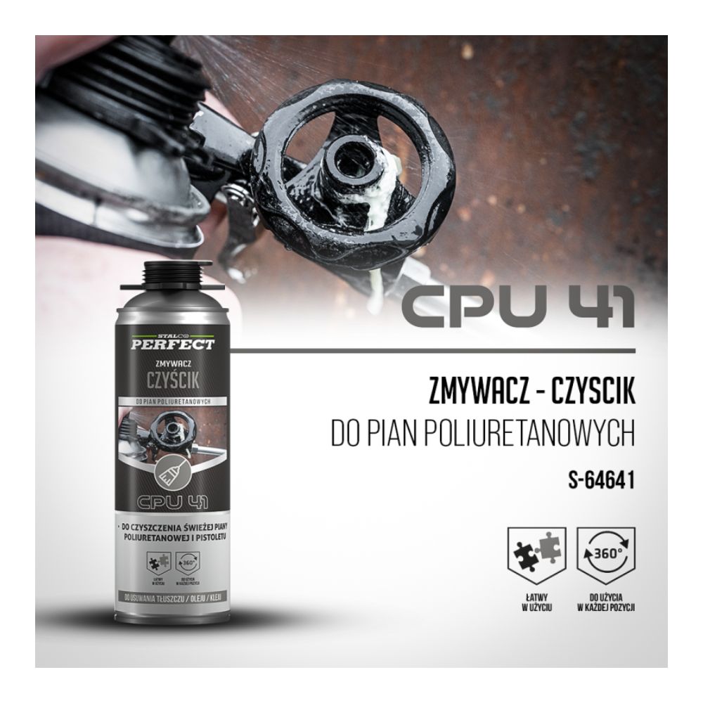 Czyścik do pian poliuretanowych 500ml | STALCO PERFECT