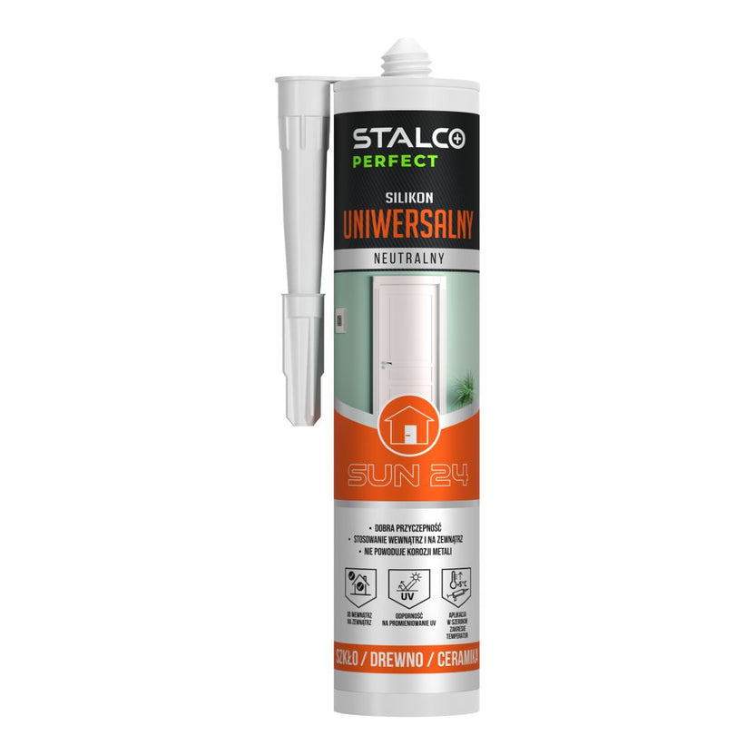 STALCO PERFECT Silikon uniwersalny neutralny bezbarwny 280ml
