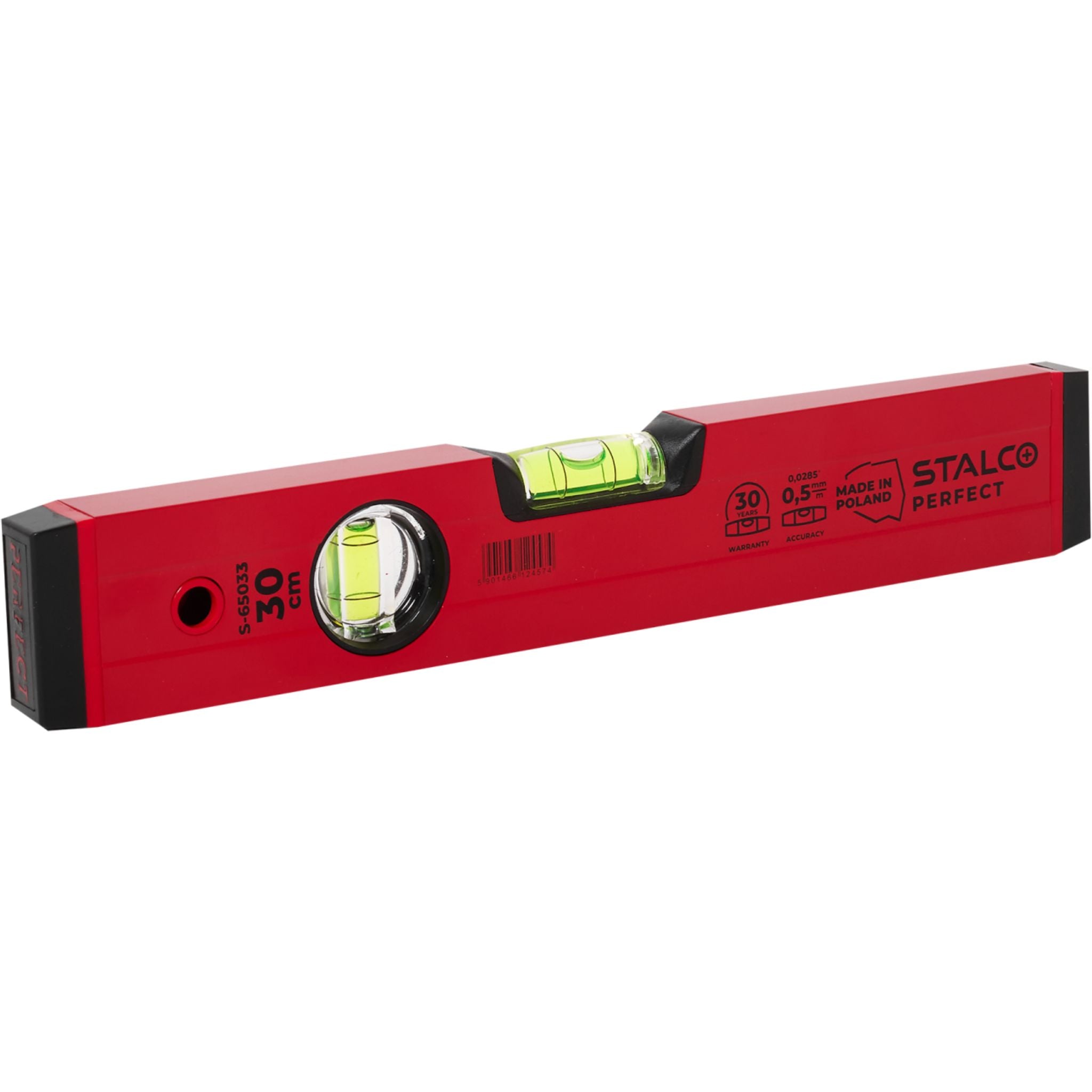 Poziomnica aluminiowa czerwona | STALCO PERFECT