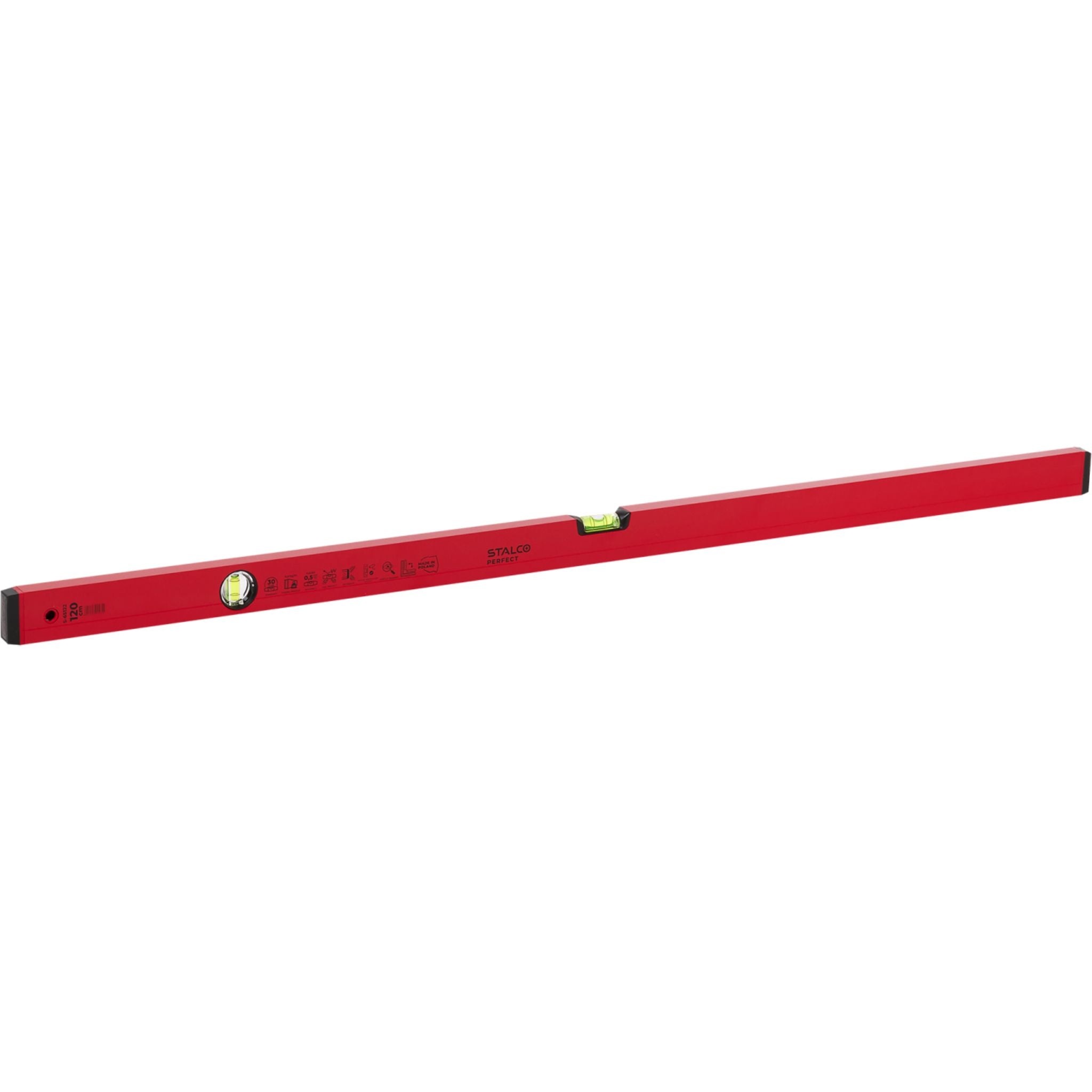 Poziomnica aluminiowa czerwona | STALCO PERFECT
